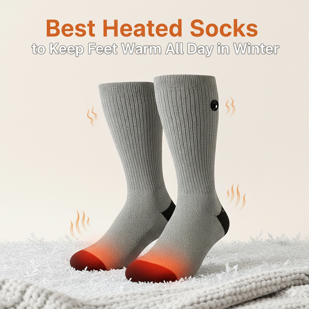 Best Heated Socks to Keep Feet Warm All Day in Winter